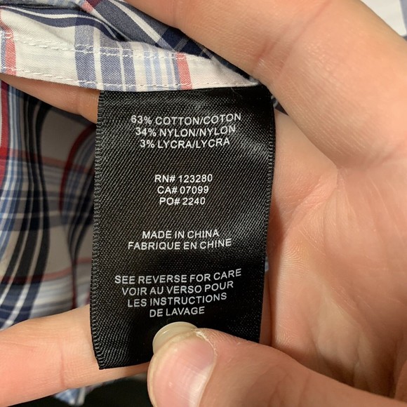 Travis Mathew Snap Button Front Long Sleeve Casual Shirt Size Large L - Picture 7 of 7